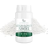 4oz Sodium Alginate Powder, 100% Pure Sodium Alginate for Thickening, Food Grade Gelling Agent for Making Luxurious Caviar Sp
