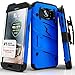Galaxy S7 Edge 5.5in Case, Zizo® Bolt Cover [Dual-Layered] Slim Armor [Military Grade Certified] Kickstand Holster Belt Clip Lanyard