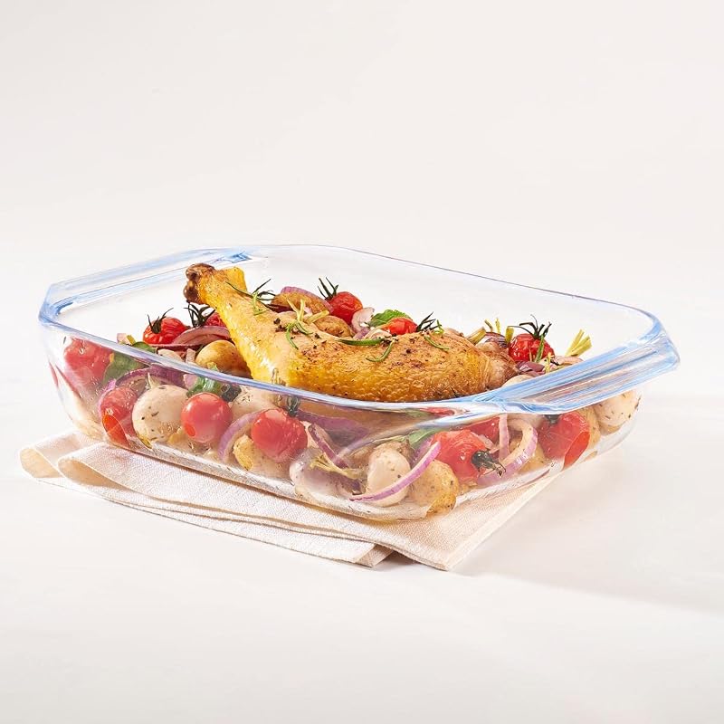® Fuente Rectangular Horno Let's Share de Boro 35x23,1x6,5cm