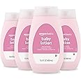 Amazon Basics Baby Lotion, Mild & Gentle, Lightly Scented, 13.6 Fl Oz (Pack of 4) (Previously Solimo)