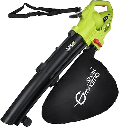 Grandma Shark 3000W 3 in 1 Leaf Blower Vacuum Mulcher Green