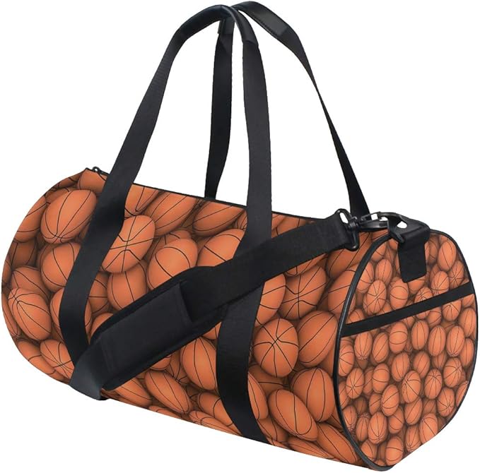 Stylish Sports Basketball Balls Travel Duffel Bag Sports