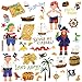 RoomMates RMK1195SCS Treasure Hunt Peel and Stick Wall Decals