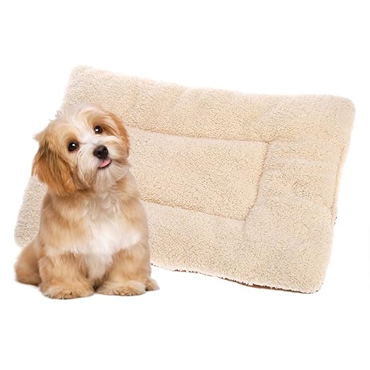 Anself Pet Cushion Soft Washable Reversible Fleece Puppy Dog Cat Pet
