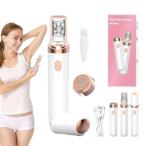 Soft-Skin-Pro Facial Hair Remover, Soft-Skin Women Face Epilator with Smart, Washable Rechargeable Portable(White)