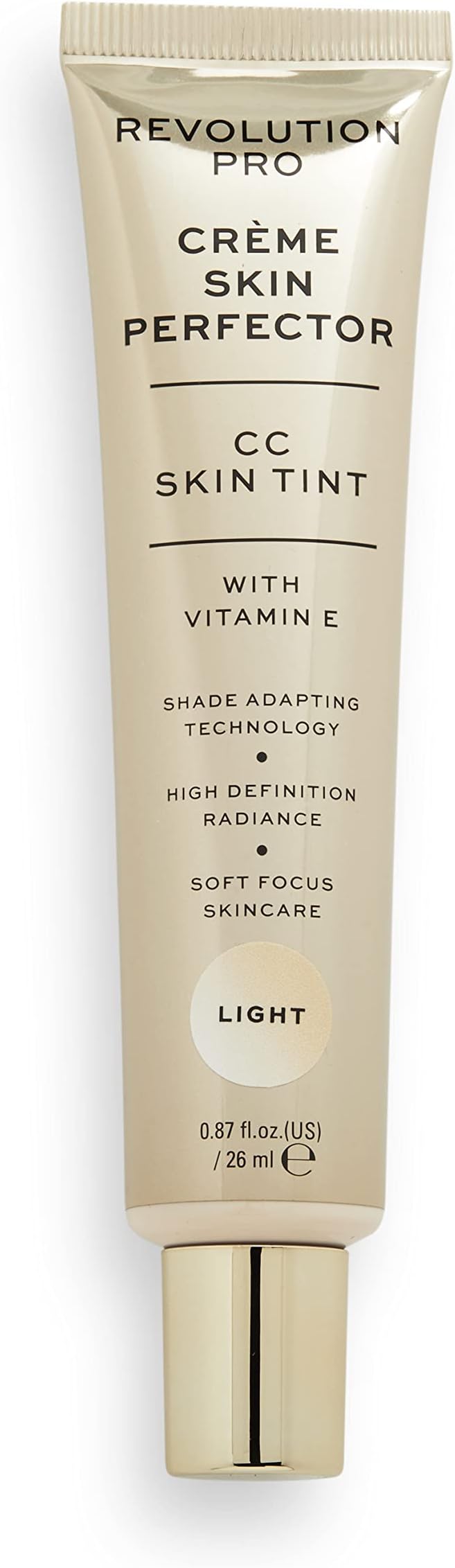 Revolution Pro CC Perfecting Skin Tint Foundation Light 26ml Shade Adapting