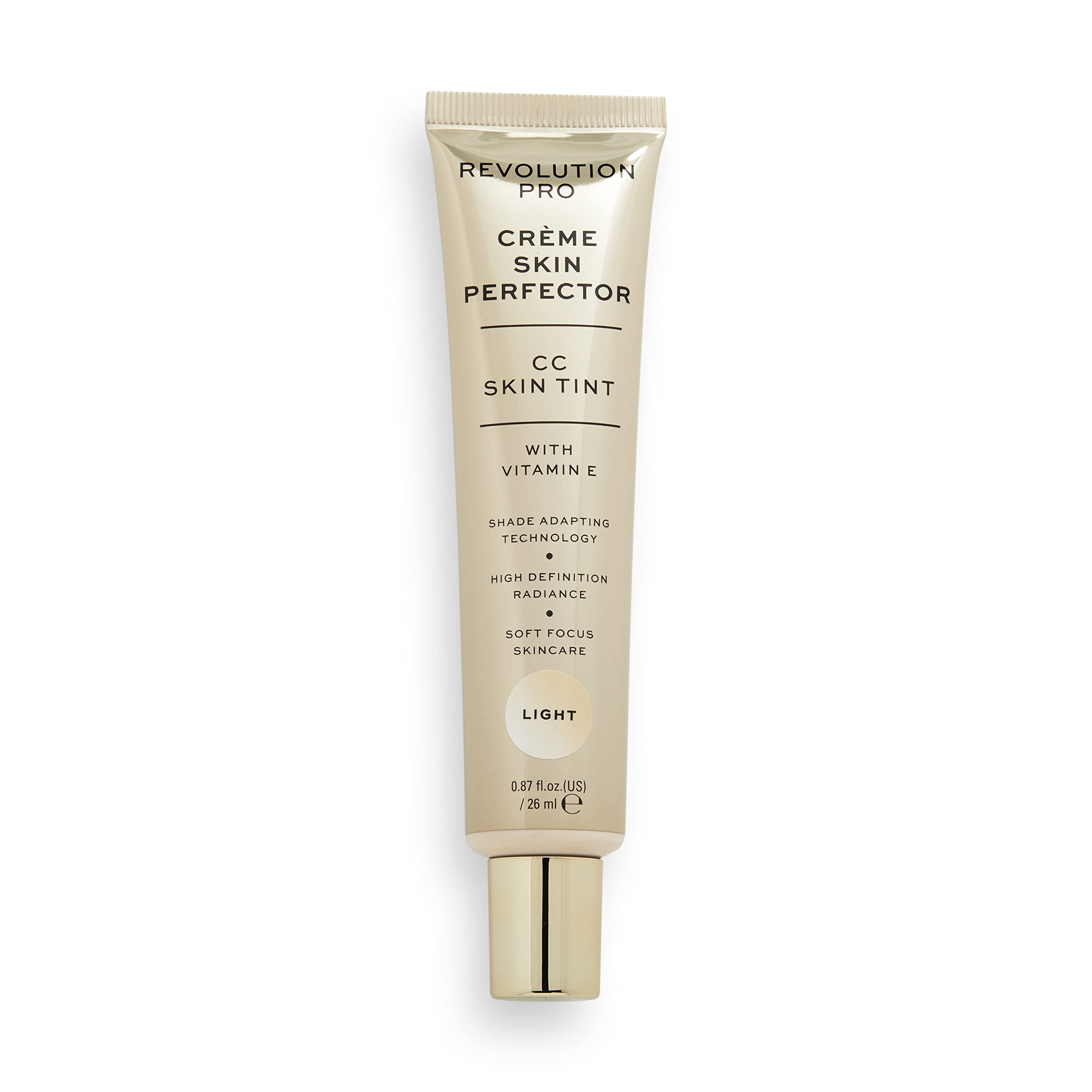Revolution Beauty London Pro, CC Perfecting, Skin Tint, Foundation, Light, 26 ml