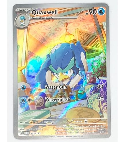 Amazon.com: Pokemon - Quaquaval ex /193 - Paldea Evolved