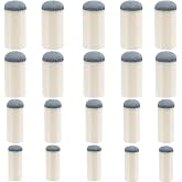 20pcs Slip On Pool Cue Tips, 4 Sizes Pool Queue Stick Tips Replacement Kit | Billiard Cue Sticks Tips Pool Cue Repair Kit Pool Table Accessories (9mm/ 10mm/ 12mm/ 13mm, Each Size 5pcs)