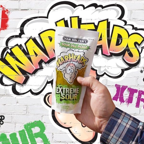 VAN HOLTEN’S SOUR DILL WARHEADS EXTREME SOUR PICKLE 1 EA