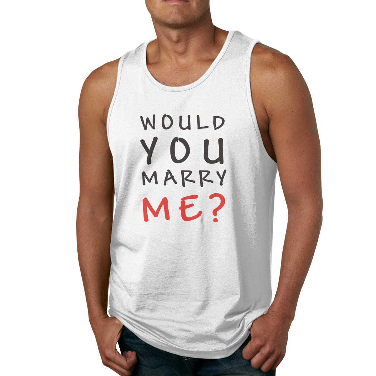 Fancy Illusion Valentines Day Would You Marry Me Ted Bodybuilding Gym Workout S For T Shirt