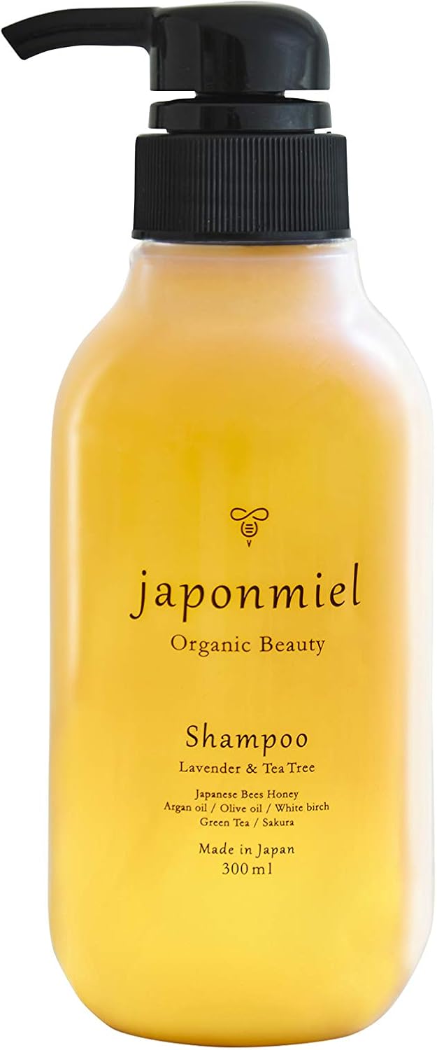 Amazon Japonmielオーガニック はちみつシャンプー300ml 日本はちみつ配合 アミノ酸系ノンシリコン Japonmiel Organic Beauty シャンプー 通販