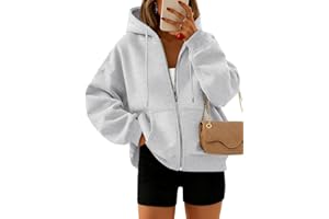 Trendy Queen Zip Up Hoodies For Women Cropped Sweatshirts Fall Fashion Outfits 2025 Y2k Fleece Teen Girls Clothes