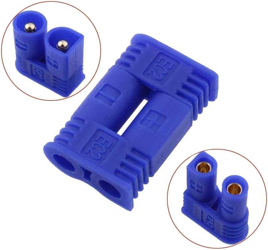 10pairs Male Female EC2 Connector 2.0mm Gold Bullet Banana Plug for RC ESC Lipo Battery Electric Motor - Image 5
