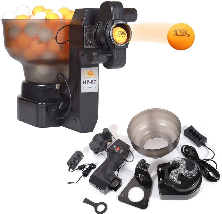  Ping Pong Robot with 36 Different Spin Balls Automatic Ball Launcher