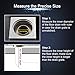 yotache Drain Backflow Preventer, One Way Valve for Pipes Tubes in Toilet Bathroom Floor Drain Seal Keep Out Smell, 1-3/4