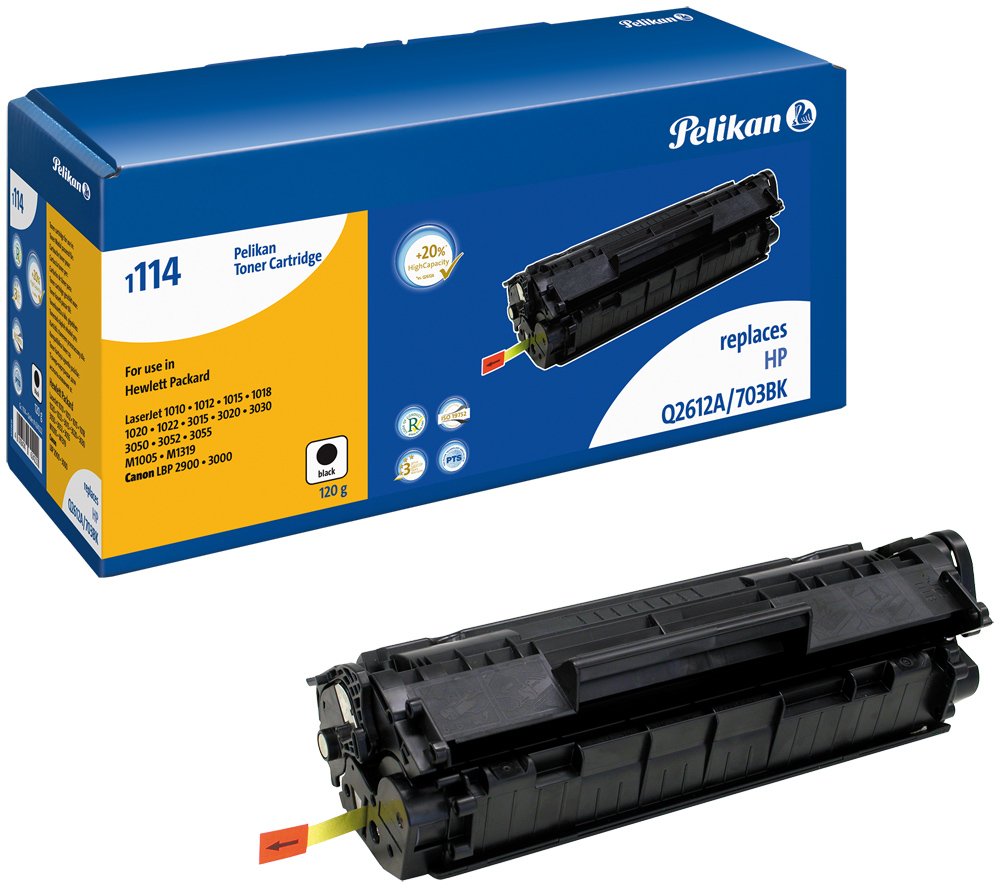 Pelikan 1114 - Toner cartridge ( replaces HP Q2612A ) - 1 x black - 2000 pages