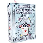 Punchkins Alice in Wonderland Book Plush, Soft Collectible Gift for Book Lovers, Readers, Teachers, Bookworms– Literary Decor for Library, Office, or Study– 11x7/PillowSize