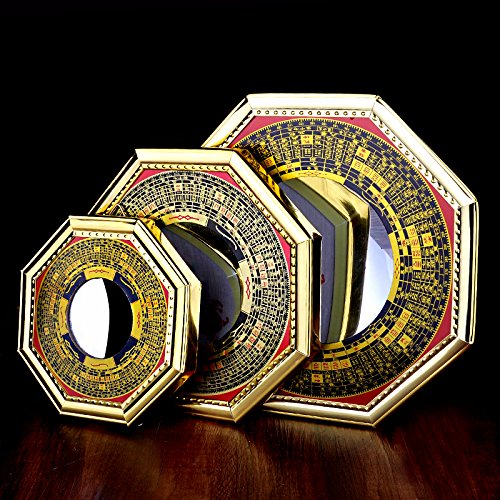 better us Chinese Feng Shui Concave Bagua Mirror (middle)