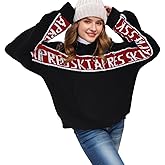 ALPSWARE Sweaters for Women Trendy Crewneck Long Sleeve Apres Ski Sweater Tops 2025 Chunky Pullovers