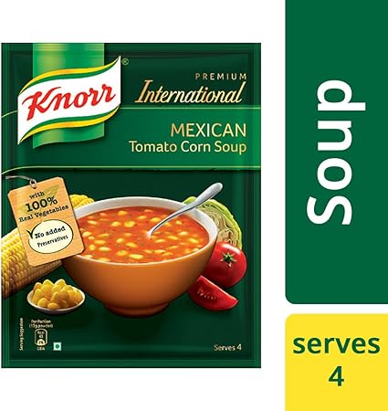 Knorr Mexican Tomato Corn International Soup, 52g