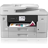 Brother INKvestment 6960 Wireless Color Inkjet All-in-One Printer with 11&rdquo;x17&rdquo; Capabilities and 3.5&rdquo; Color Touchscreen | Includes Refresh Subscription Trial(1) (MFC-J6960DW)