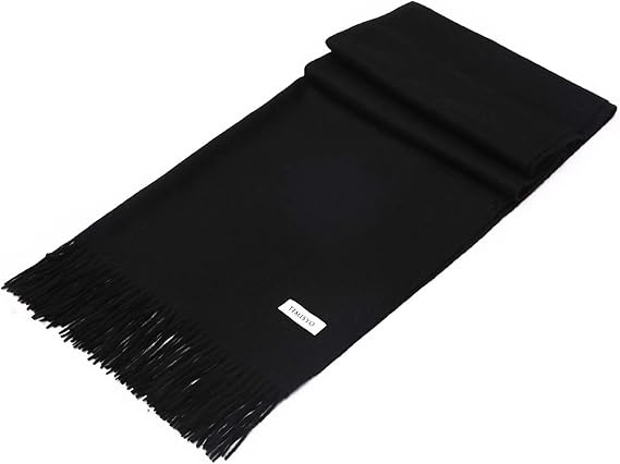 Amazon Timisyo ストール 大判 マフラー カシミヤ100 レディース メンズ 秋冬 全16色 カシミア 無地 あったかい ショール 彼女 彼氏 誕生日 クリスマス 記念日 プレゼント ギフト 男女兼用 Mk 3002 ブラック マフラー 通販