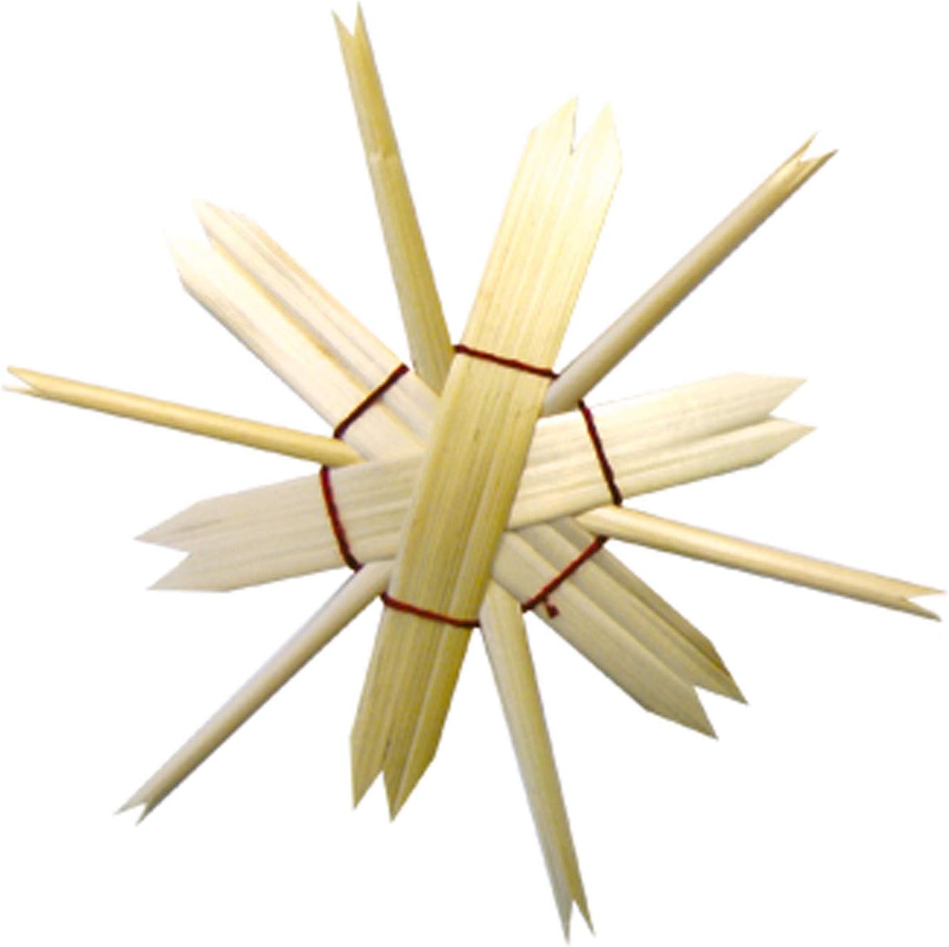 Folia Craft Straws Made of Straw, Multicolor, Eco-friendly, 50 Pieces, 22 cm, Ideal for Advent Crafts, Colourful, Einheitsgröße - Image 4