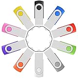Enfain's Vibrant 10-Pack of 512MB USB Flash