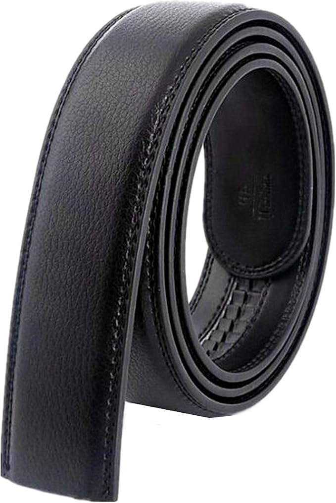 Addfect Men's belt without buckle, leather belt for men, leather belt