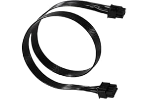 BTFO Graphics Card Power Cable for Corsair, Total Length 2ft 8 Pin GPU Power Cable 8pin PCIE Replacement Accessories Compatible with Corsair Type 3 Type 4 PSU Not for EVGA PSU(Black)