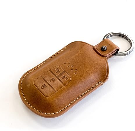 Amazon Co Jp レザー キーケース ホンダ Honda 両側スライド 新型フリード ハイブリッド フリード H28 9 ブラウン スマートキー ケース 家電 カメラ