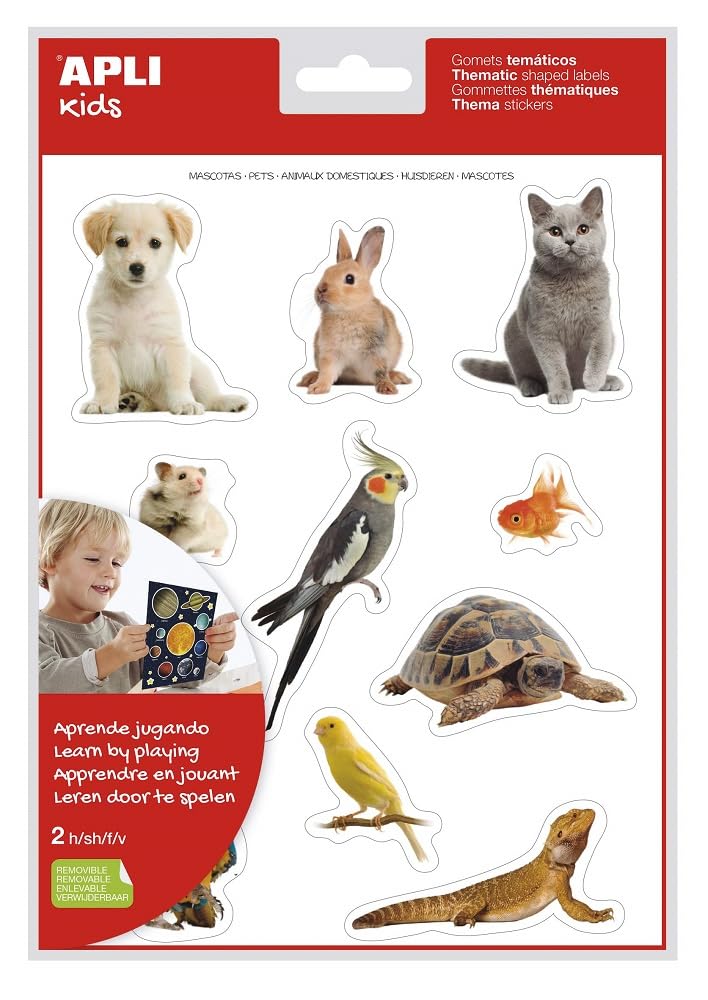 Realistic Pet Themed Gomets 2 Sheets — image 1