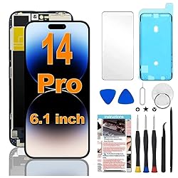 for iPhone 14 Pro Screen Replacement 6.1 inch, 3D