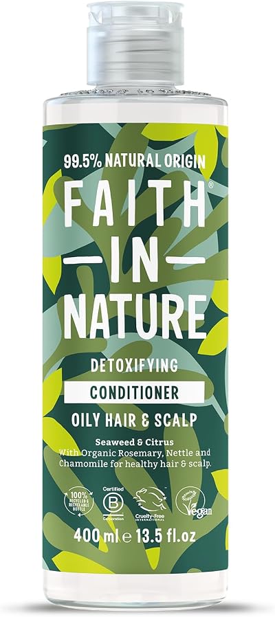 Faith In Nature Seaweed & Citrus Conditioner 400ml Vegan No SLS Silicones