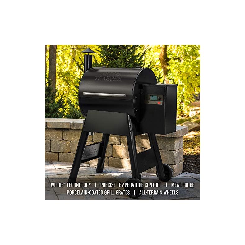 Traeger Grills Pro Series 575 Wood Pellet Grill and Smoker, Black The