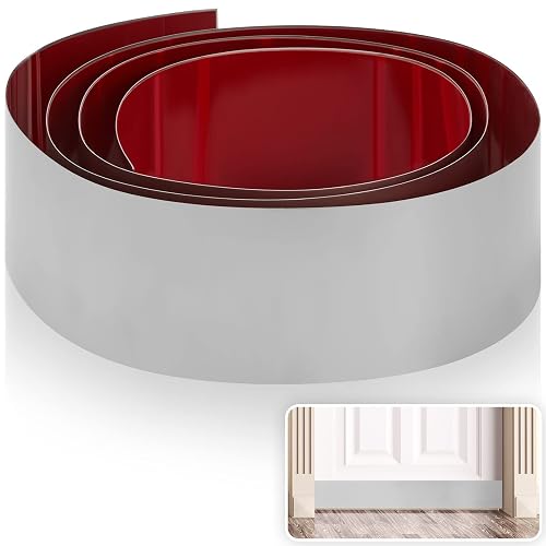 4 Inch Kick Baseboard Amylove Door Kick Plate Stainless Steel Toe Kick Cover Kickplate Metal ...