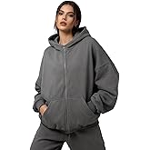 MIANZHI Womens Oversized Hoodies Sweatshirts Fall Fashion 2025 Zip Up Sweaters Winter Clothes