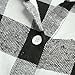 ZANZEA Women Black White Plaid Long Sleeve Loose Europe Style Blouse Shirt
