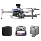 RAIGNV S119 GPS 4K Drone with Camera and 5G Screen Remote | Obstacle Avoidance, Under 249g, 3 batteries up to 75 min, 2000m range, GPS auto return, Brushless motors, Beginner friendly
