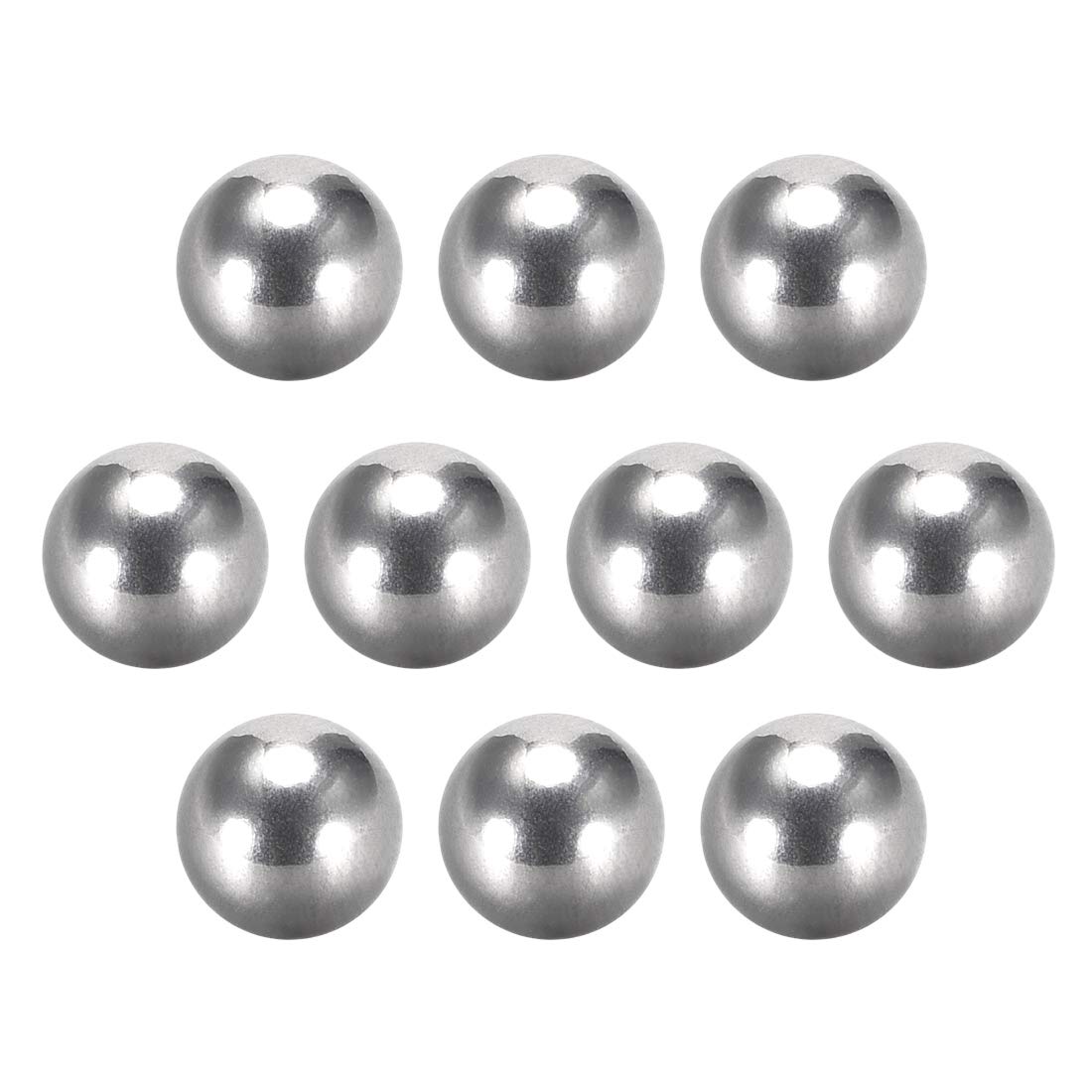 uxcell Precision 304 Stainless Steel Ball Bearings, Metal Ball Bearings 9/32 Inch 7.14mm G5 10pcs
