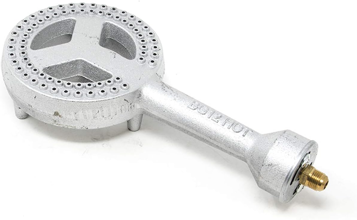 GasOne 50250+2109 Gas ONE High Pressure Cast-Iron Burner Head with Brass Fitting Orifice : Garden & Outdoor