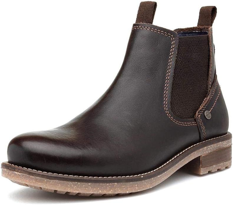 Wrangler Hill Mens Brown Leather Chelsea Boot Amazon.co.uk Shoes & Bags