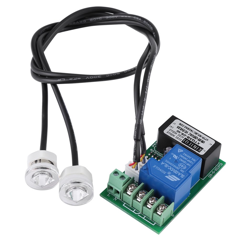 Infrared Liquid Level Sensor Water Level Detection Dual Level Alarm Control Module