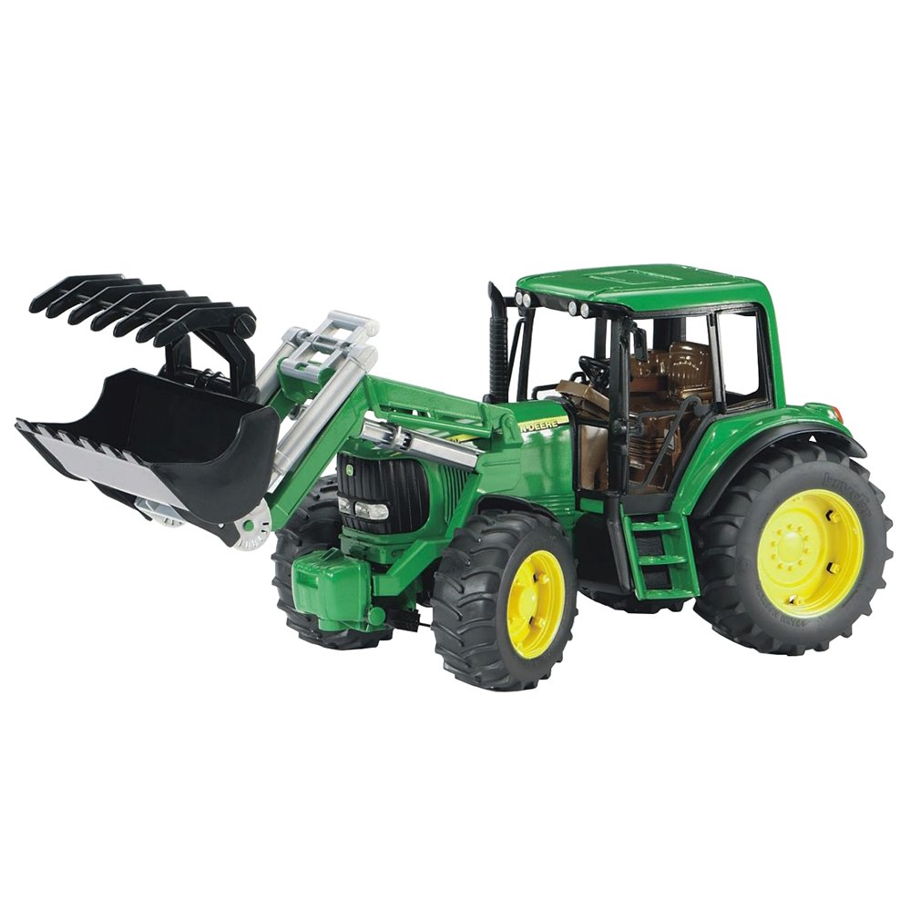 Bruder John Deere con pala frontal