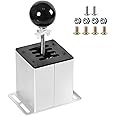 USB Simulator Shifter Compatible with Logitech G29 /G27 /G25 /G920 T300RS/GT Steering Wheel , Applicable for ATS ETS Dust WRC Sim Racing Games H Shifter with Carbon Fiber Grip - 7+R White(PC System)