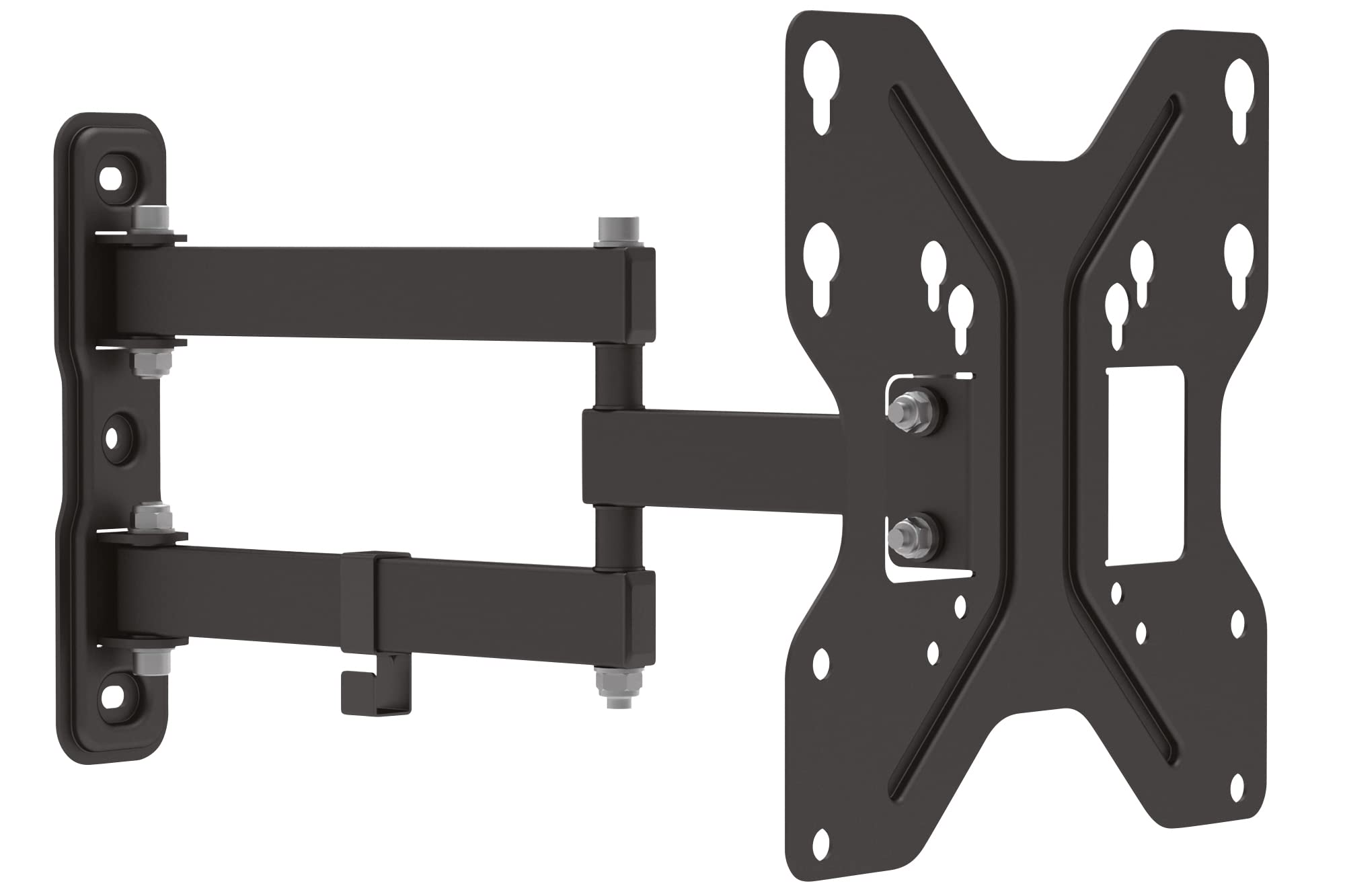 DIGITUS TV wall mount - for TVs or monitors up to 42" - max. load up to 30 kg - VESA 75x75 to 200x200 - swivelling 180°, +/- 15° tiltable - black