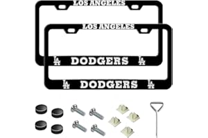 MTNYY License Plate Frame,2 Pack Universal Metal License Plate Frames Adding Style to Your Vehicle,Novelty Gift for Your Loved Ones. (Black -DR)