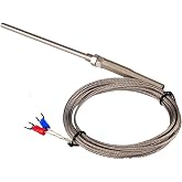 3M K-Type Thermocouple 100mm Sensor Probe Temperature from -100&deg;C to 1250&deg;C