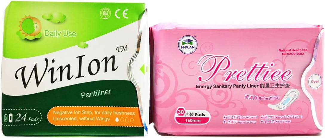 1 Pack Winion Pantiliner (24 Pads) Free 1x Pack Prettiee Energy Sanitary Panty Liner